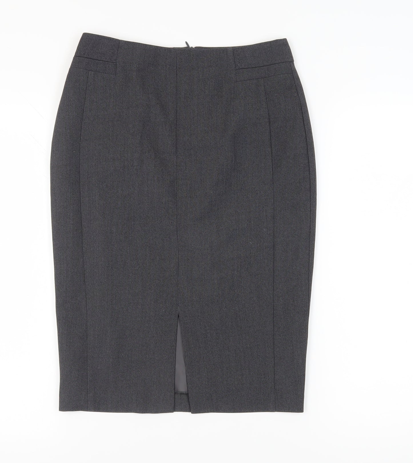 Marks and Spencer Women's Grey Pencil Skirt, Size S, Business Casual