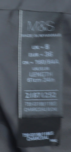 Marks and Spencer Women's Grey Pencil Skirt, Size S, Business Casual