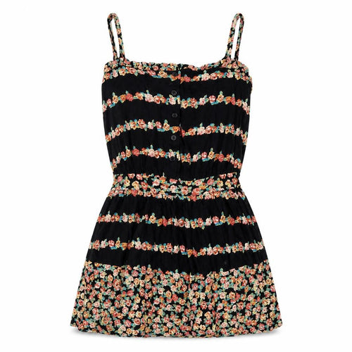 Topshop Women's Floral Black Camisole Top Size 12