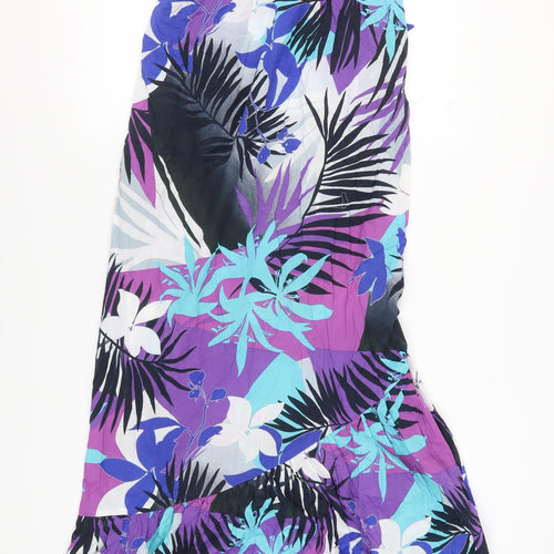 Warehouse Women Multicoloured Floral Long Dress Size 12