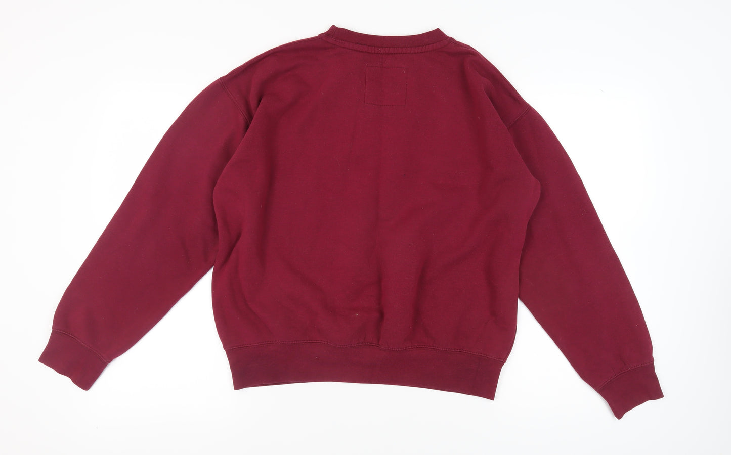 New York Popular Women's Red Sweatshirt M Cotton Blend