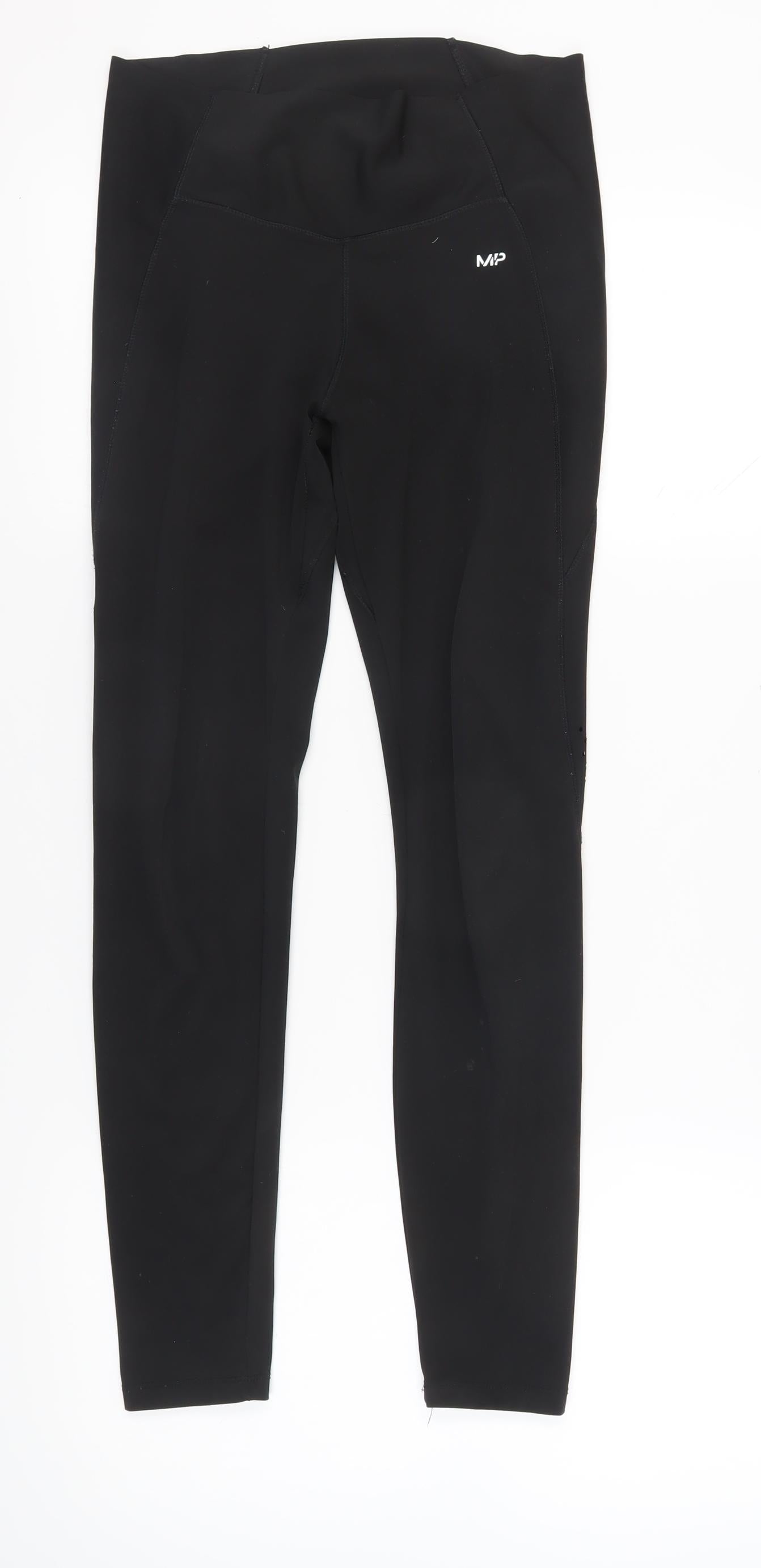 MP Women's Black Medium Gym Leggings Elastic Waist
