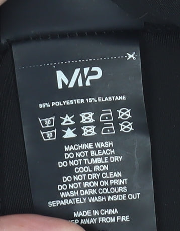 MP Women's Black Medium Gym Leggings Elastic Waist