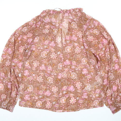 MNG Women's Multicoloured Floral Blouse