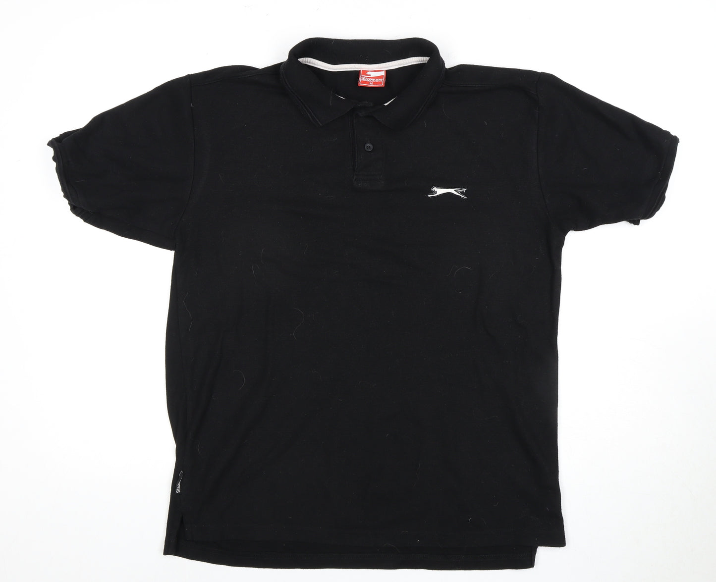 Slazenger Men's Black Polo Shirt M Casual