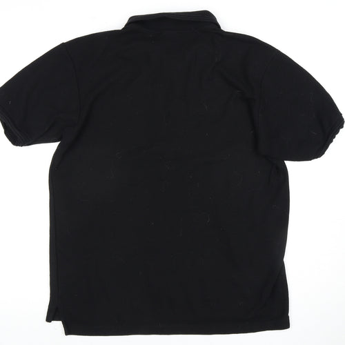 Slazenger Men's Black Polo Shirt M Casual
