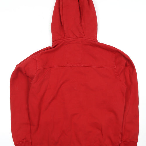 Crosshatch Men's Red Full Zip Hoodie, Medium Size