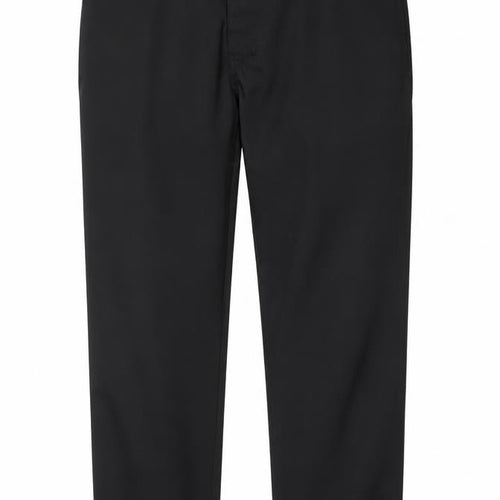 Dunlop Men's Black Dress Pants, Size 34, Workwear