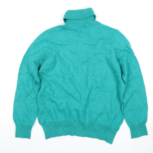 Marks and Spencer Women's Green Cashmere Jumper, Size 18