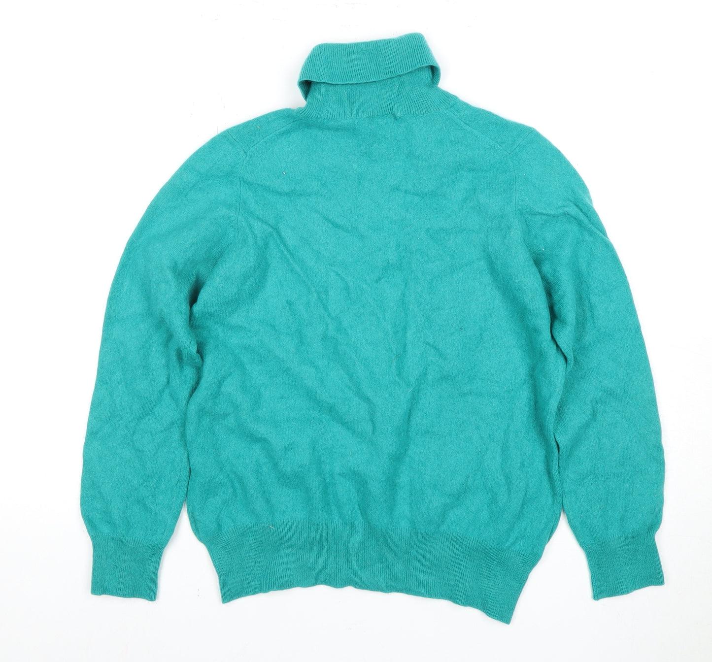 Marks and Spencer Women's Green Cashmere Jumper, Size 18