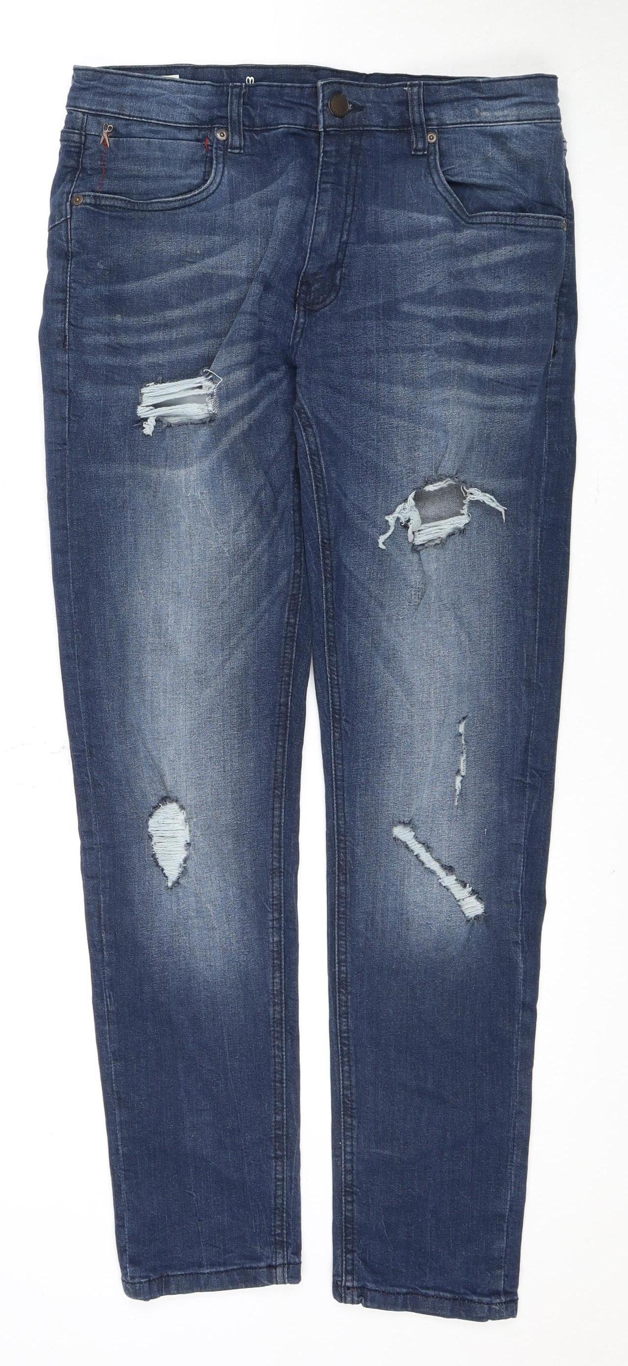 Ringspun Men's Blue Straight Jeans Size 32