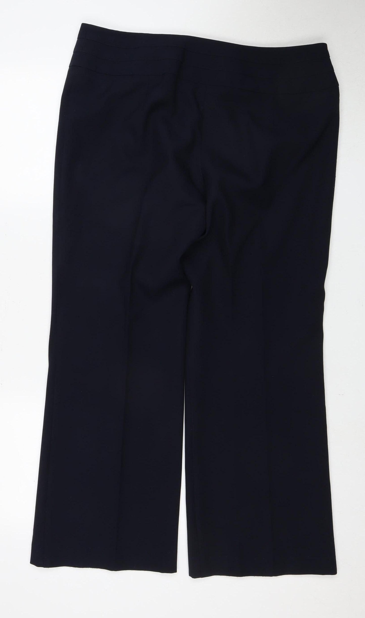 Marks and Spencer Women’s Black Straight Trousers Size 16