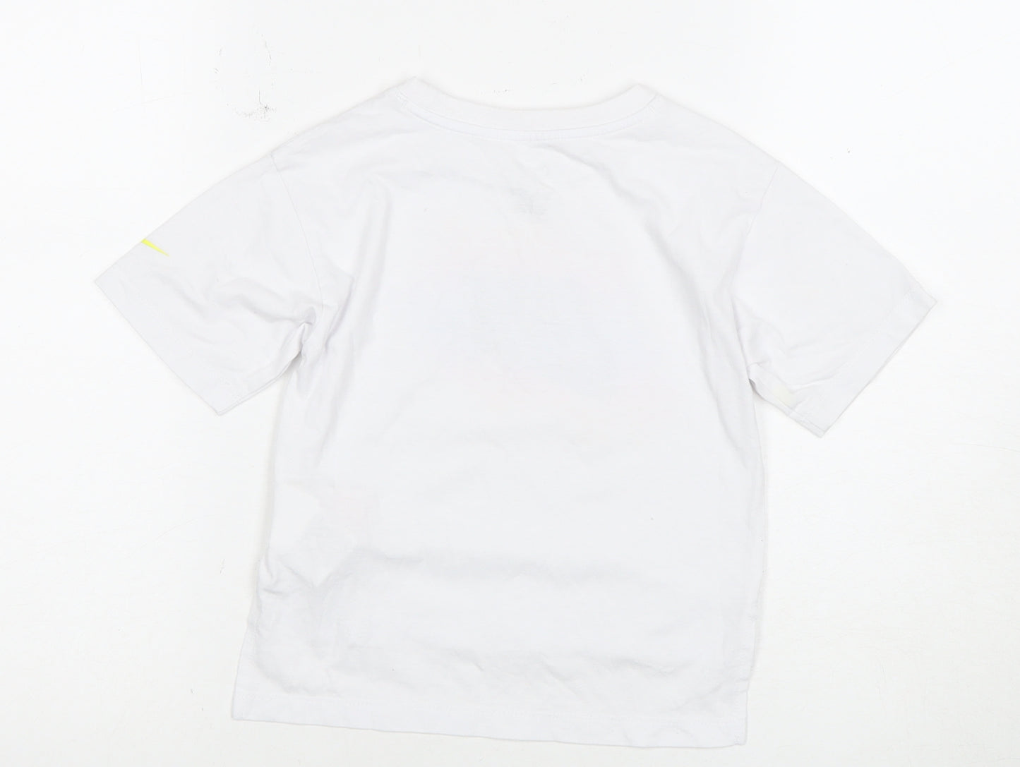 Nike Unisex Kids White Graphic T-Shirt 4-5 Years