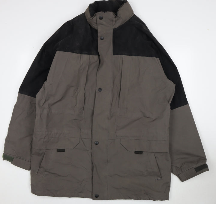 Brook Taverner Men's Brown Regular Fit Autumn Jacket