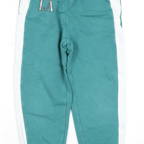 Marks and Spencer Girls Green Jogger Trousers 8 Years