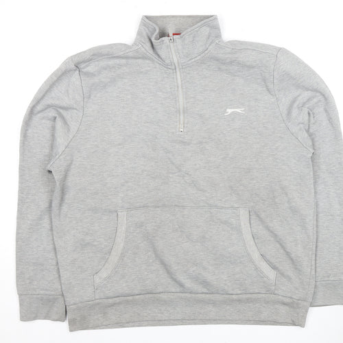Slazenger Men's Grey XL Pullover Sweatshirt