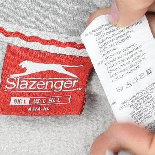 Slazenger Men's Grey XL Pullover Sweatshirt