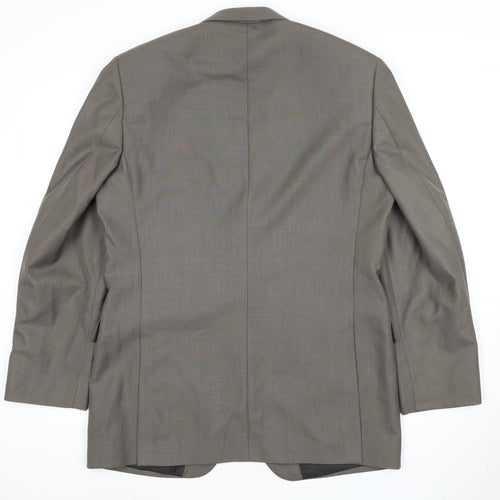 Burton Men's Grey Regular Fit Blazer 40R Classic