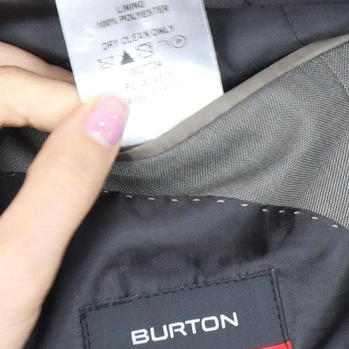 Burton Men's Grey Regular Fit Blazer 40R Classic