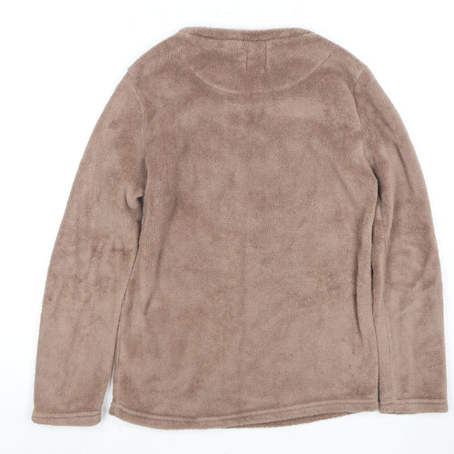 Disney Women's Brown Simba Fleece Pyjama Top 2XS