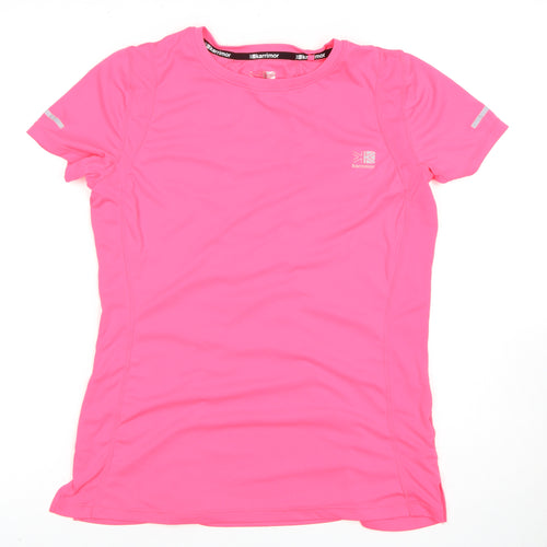 Karrimor Women's Pink Athletic Fit Running T-Shirt