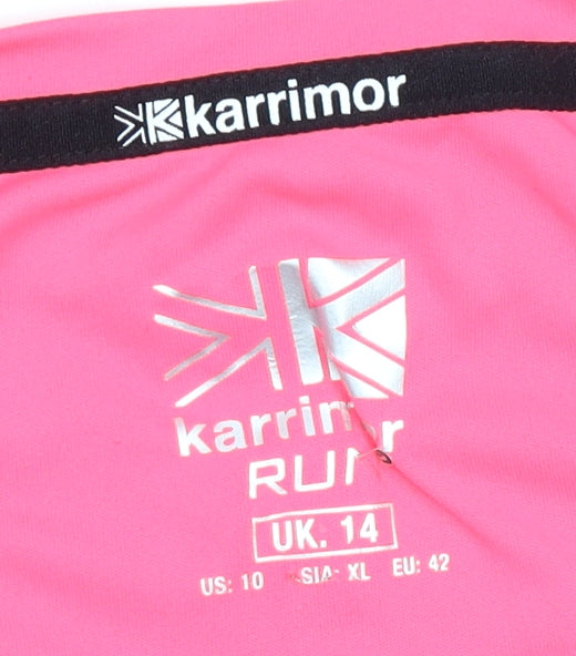 Karrimor Women's Pink Athletic Fit Running T-Shirt