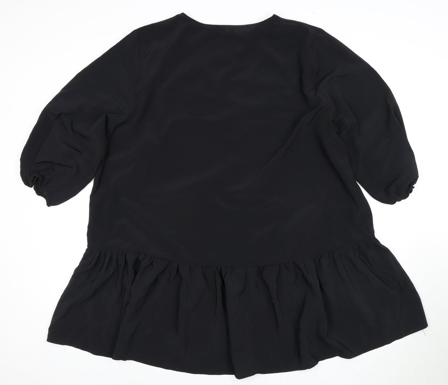 Kaleidoscope Women's Black Tunic Blouse Size 20