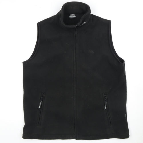 Trespass Men's Black Fleece Waistcoat M Stand-Up