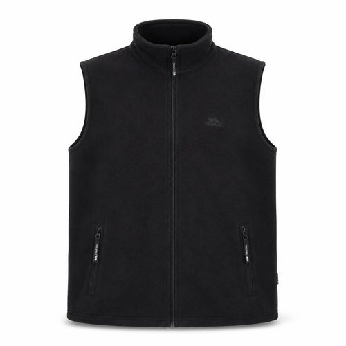 Trespass Men's Black Fleece Waistcoat M Stand-Up