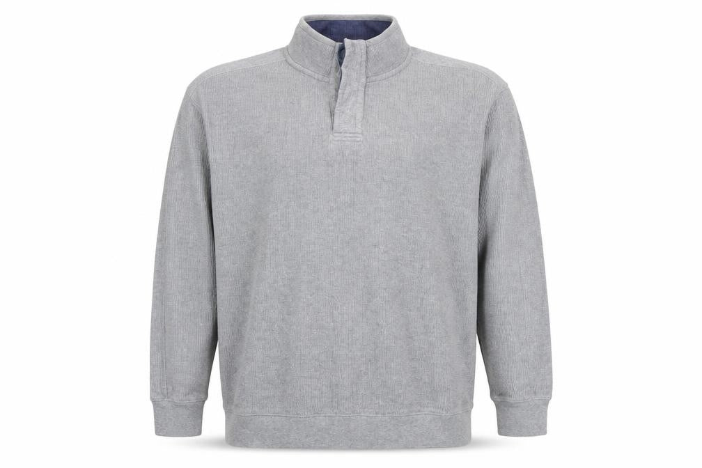 Front view of Maine New England Men's XL Grey Collared jumper