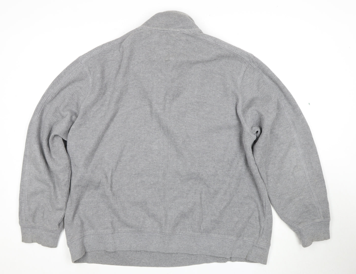 Maine New England Men's XL Grey Collared Pullover Jumper