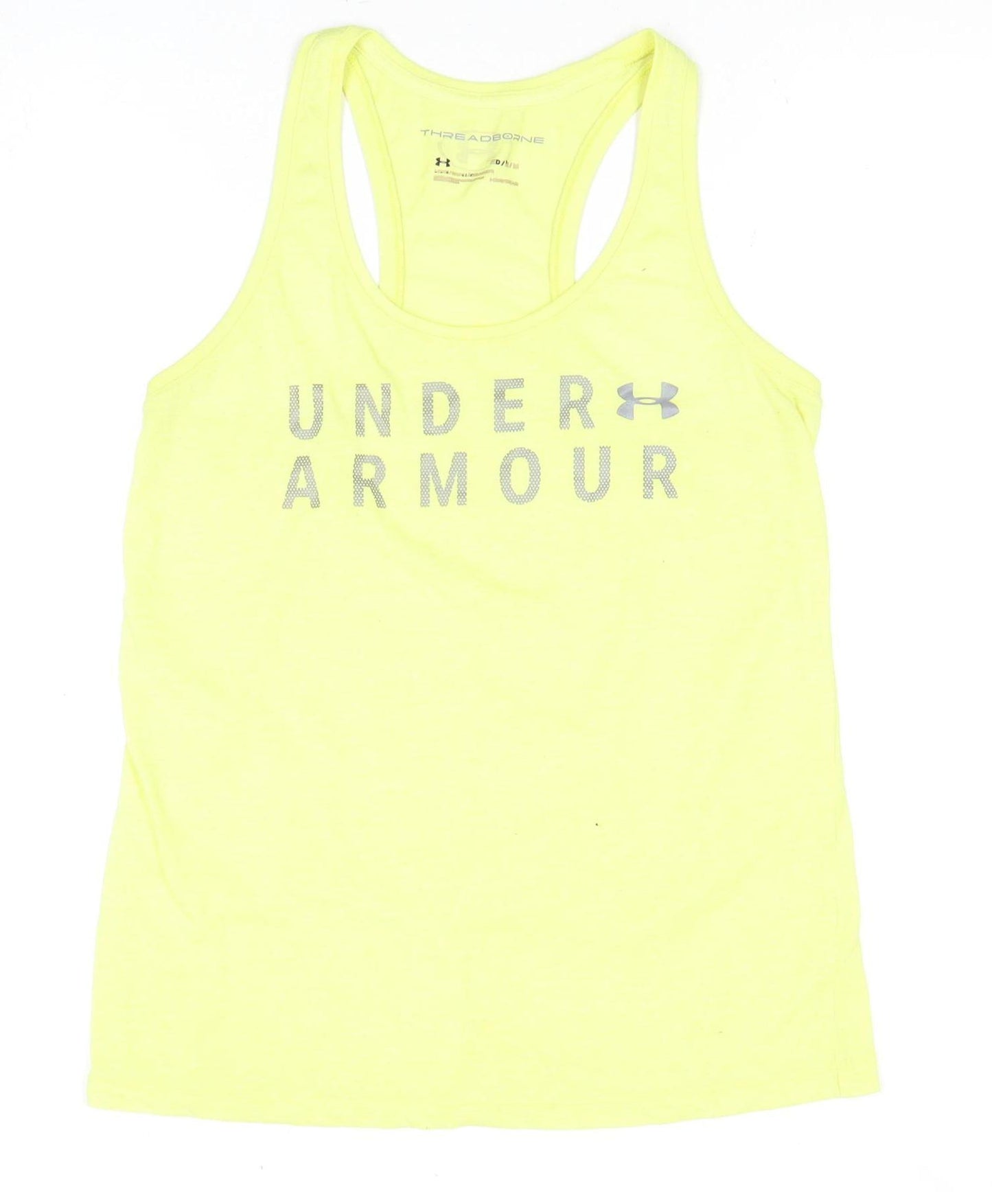 Under Armour Unisex Yellow Gym Tank Top M