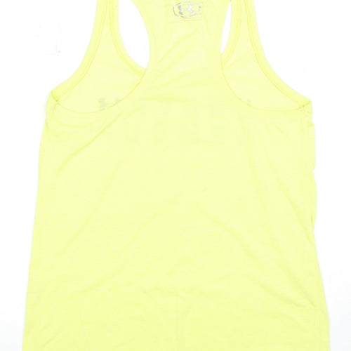 Under Armour Unisex Yellow Gym Tank Top M