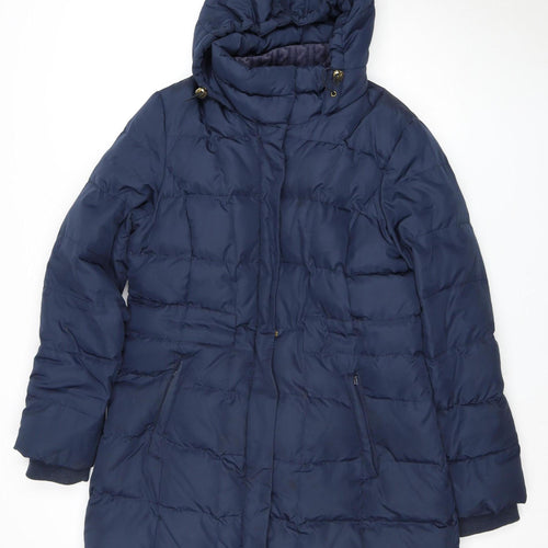 Ellen Tracy Women's Blue L Puffer Jacket