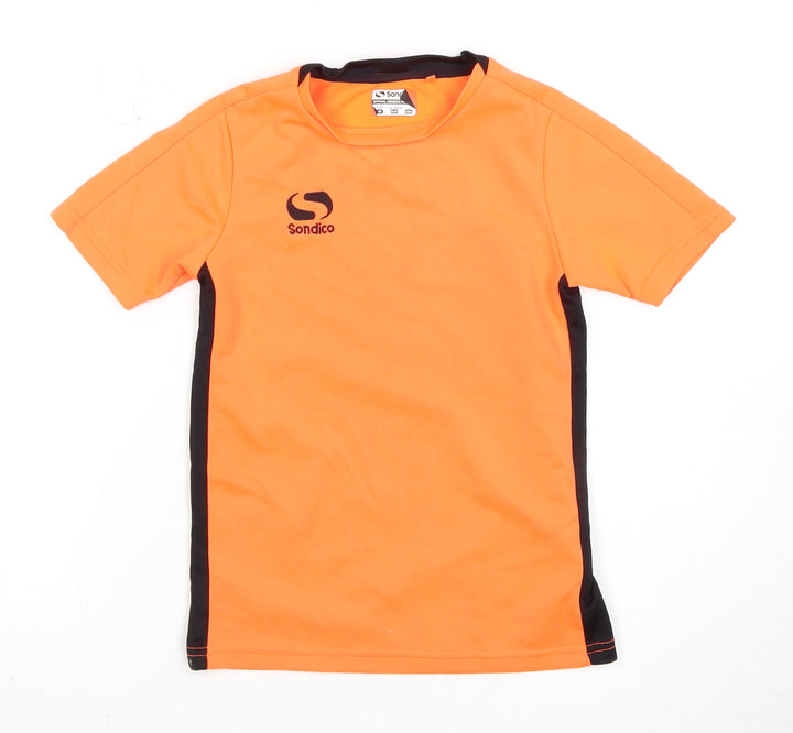 Sondico Boys Orange Football T-Shirt 7-8 Years