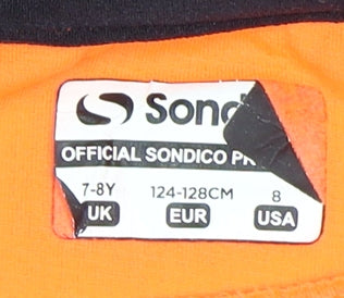 Sondico Boys Orange Football T-Shirt 7-8 Years