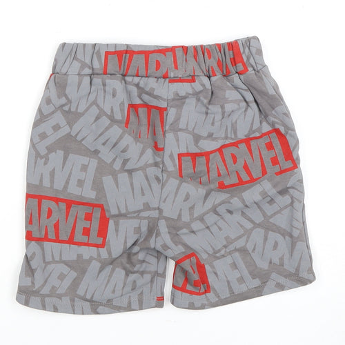 Marvel Boys Grey Sweat Shorts, 8 Years, Casual Comfort