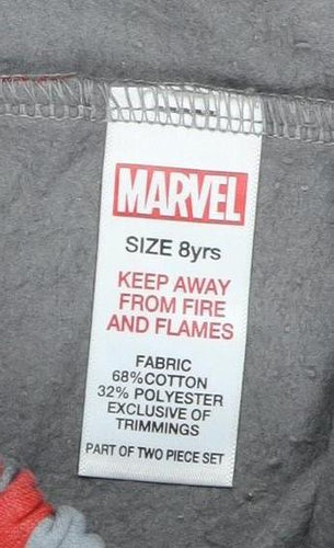 Marvel Boys Grey Sweat Shorts, 8 Years, Casual Comfort