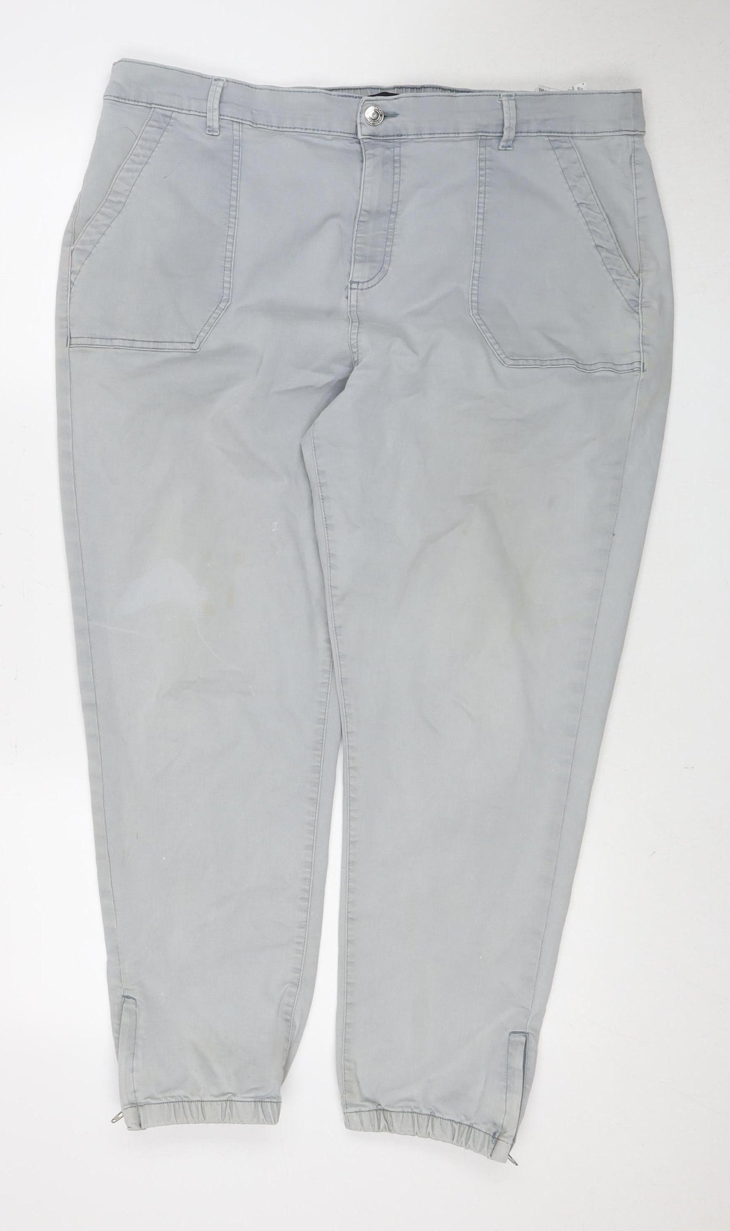 Marks and Spencer Women's Blue Regular Fit Jeans