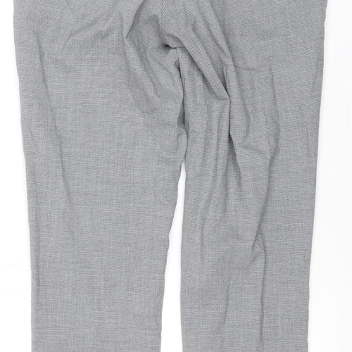 Marks and Spencer Men's Grey Slim Fit Trousers, Size 32