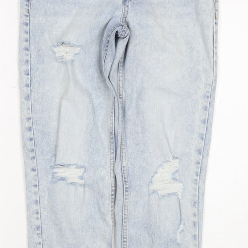 New Look Girls Blue Ankle Grazer Slim Jeans, Size 12