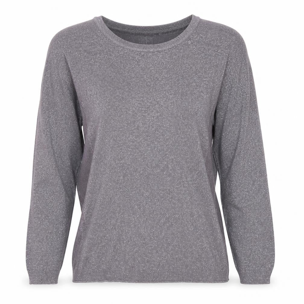 Front view of Wallace Smith Women's Grey jumper, M