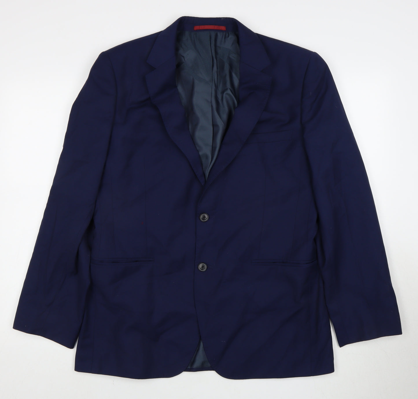 Burton Menswear London Blue Men's Regular Fit Blazer 42R