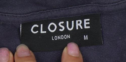 Closure London Men's Blue M Pullover Sweatshirt