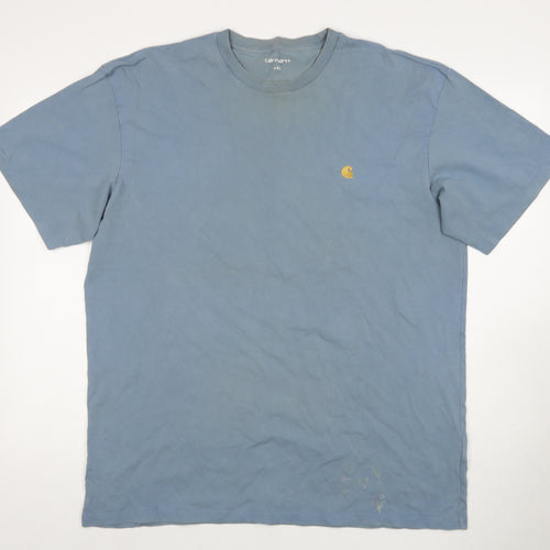 Carhartt Men's Blue 4XL Crew Neck T-Shirt