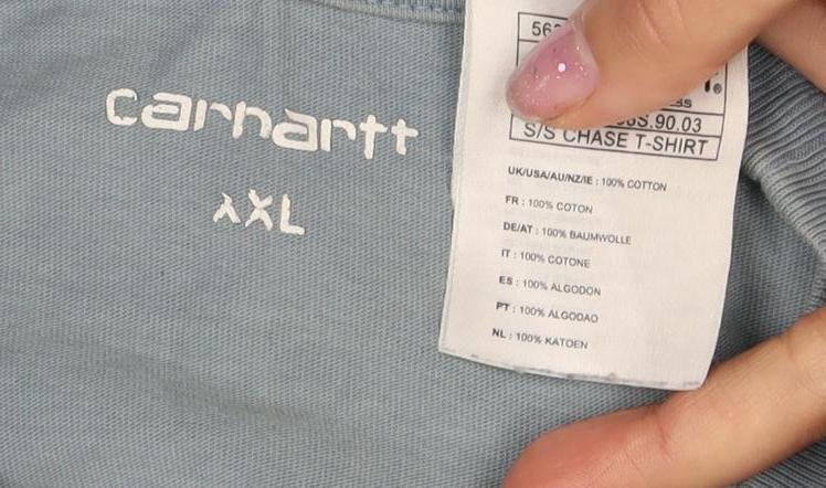 Carhartt Men's Blue 4XL Crew Neck T-Shirt