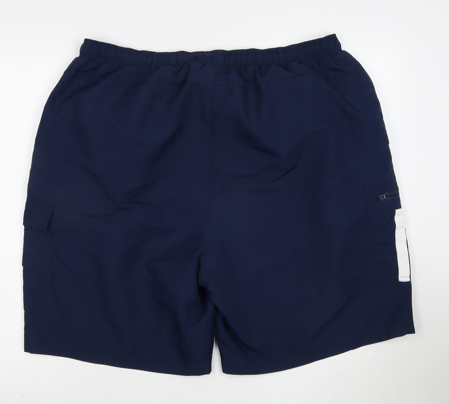 Lonsdale Men's Blue 3XL Cargo Shorts with Logo Accents