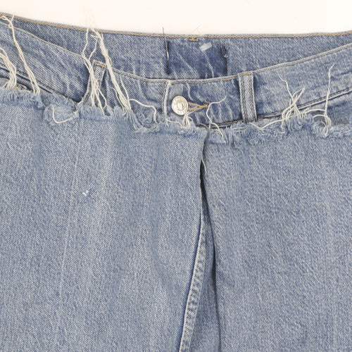 Asos Design Women's Blue Straight Jeans, Size 14
