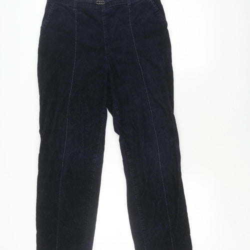 Marks and Spencer Women's Blue Trousers, Size 12