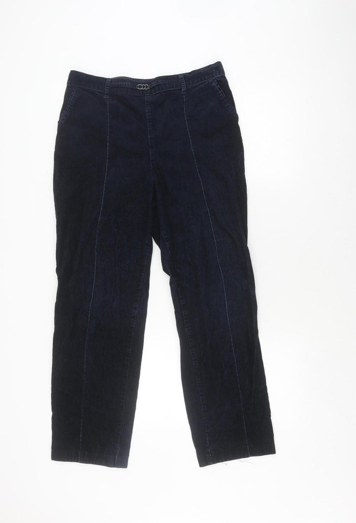 Marks and Spencer Women's Blue Trousers, Size 12